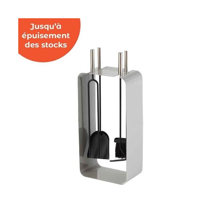 Sirviente SMART de acero inoxidable gris - Dixneuf