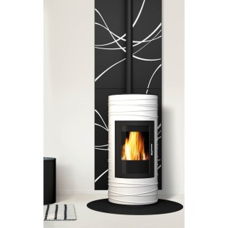 Protección de pared Aléa en acero negro esmerilado Dix neuf - Capska