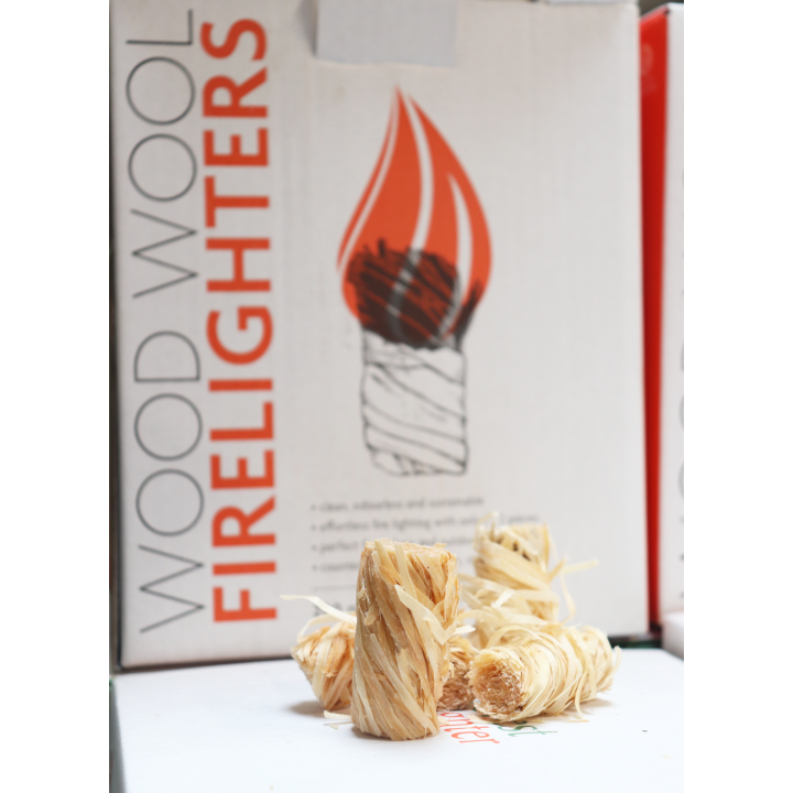 Feueranzünder aus 100% natürlicher Holzwolle - FOREST LIGHTER - Capska
