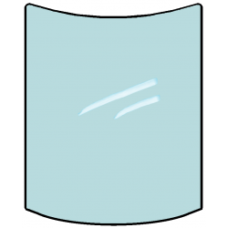 Austroflamm DOMUS Glas (ohne Siebdruck) - Rechteck...