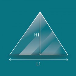 copy of Vetro piano triangolare