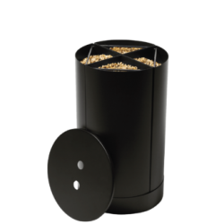 Fractio Gray Wood Pellet Storer