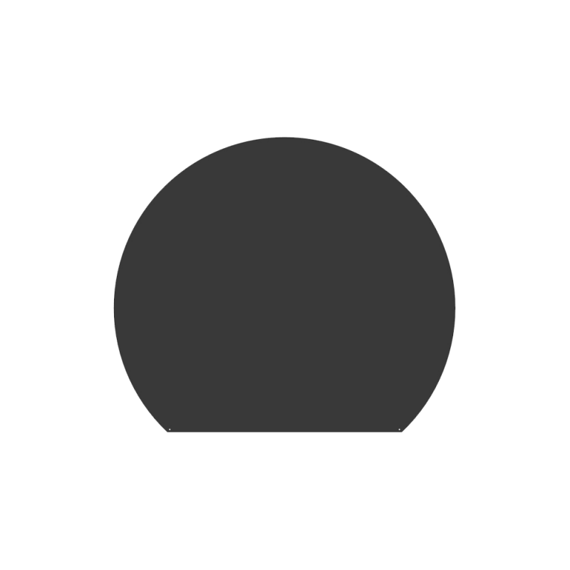 Round cut floor plate Ø1100X950 Mm - Grey Steel Round cut floor plate Ø1100X950 Mm - Grey Steel