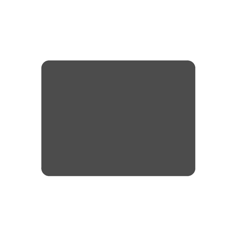 Plaque de sol rectangle 100 x 75 cm - Acier gris