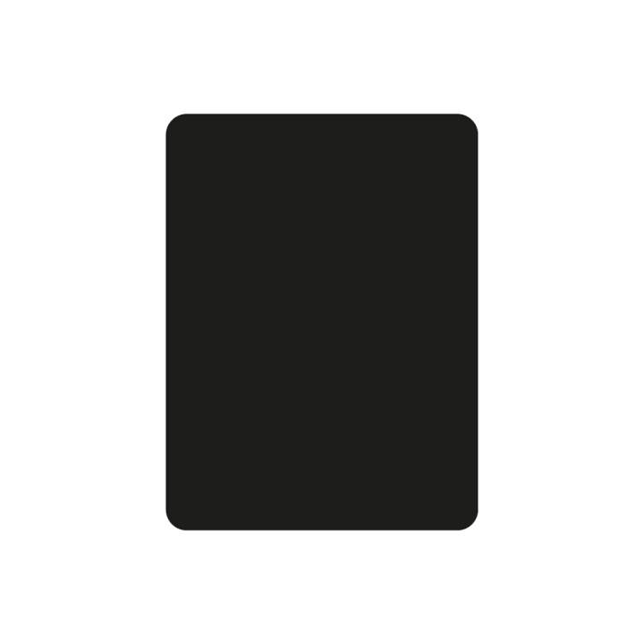 Placa de suelo rectangular de 80 x 60 cm en acero negro para estufas de leña y pellets - Capska