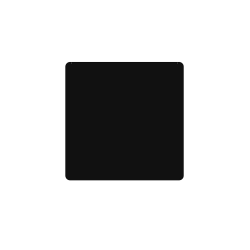 Placa de terra quadrada 75 x 75 cm - Acer negre