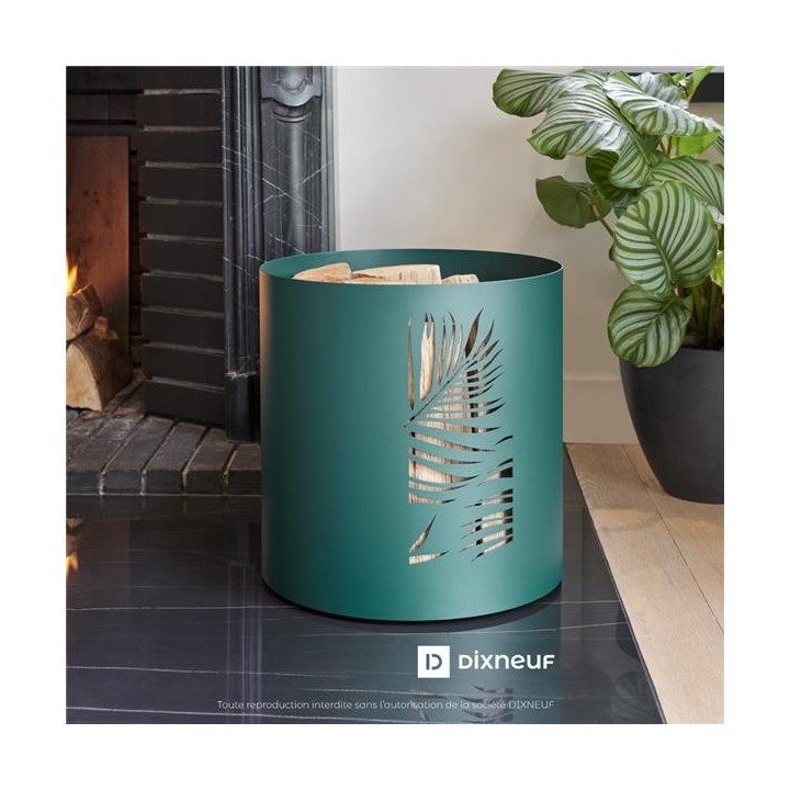 Green log container - Dix Neuf