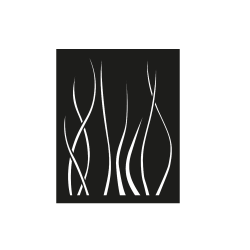 Ondulis Wall Protection Black - Height 120cm