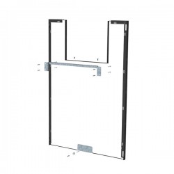 Parement Thermique Noir Givré pour Niches Métalliques - L.500 mm- Dix Neuf