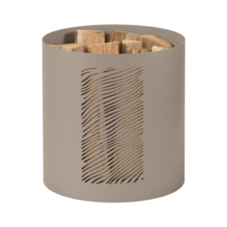 Bastidor de troncs modern d'acer de color sorra - Capska