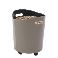 Rangement A Granules Omega Simili cuir Gris