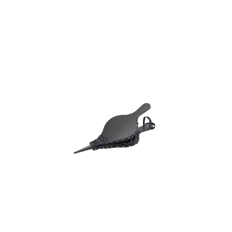 Soufflet Color- Uni Noir Cuir Noir