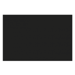 Schlichter horizontaler Wandschutz Schwarz