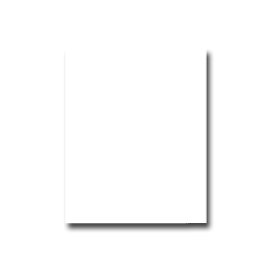 Vertical Plain Wall Protection Color White - Height 100cm