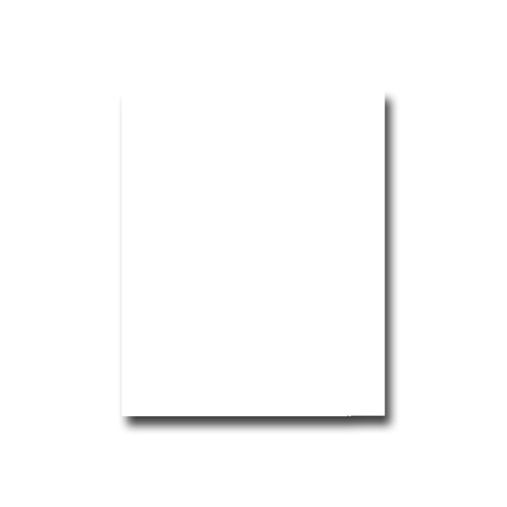 Plain vertical protective plate, white colour - height 100cm for stove - Capska