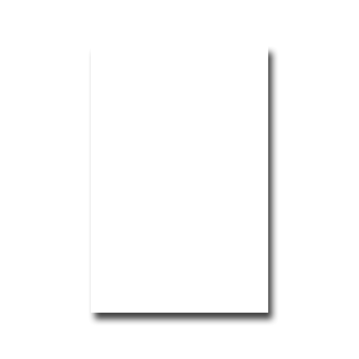 Plaque de protection unie verticale Couleur Blanc - Hauteur 100cm pour poele - Capska