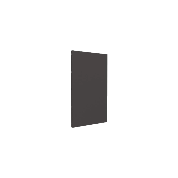 Piastra protettiva verticale liscia, colore grigio - Altezza 120 cm per stufa - Capska