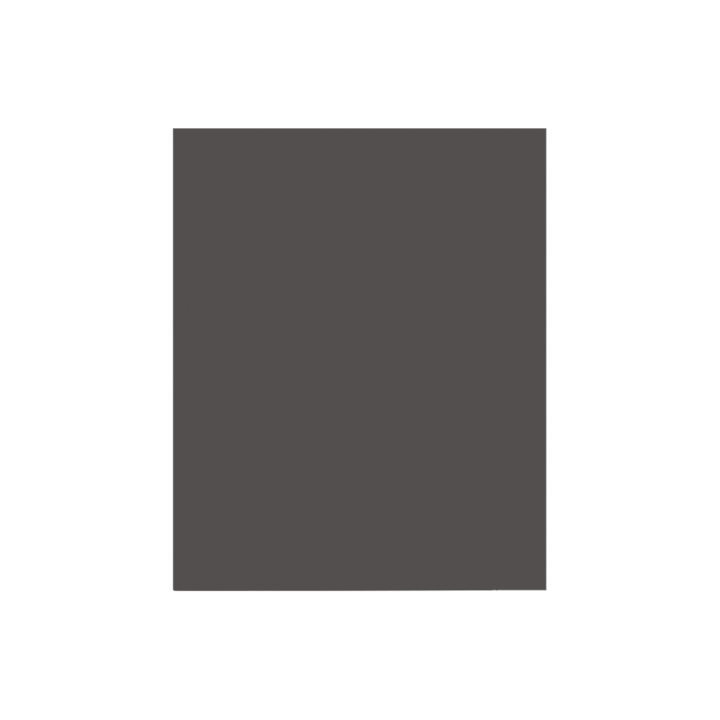 Placa protectora llisa vertical, color gris - Alçada 120cm per a estufa - Capska