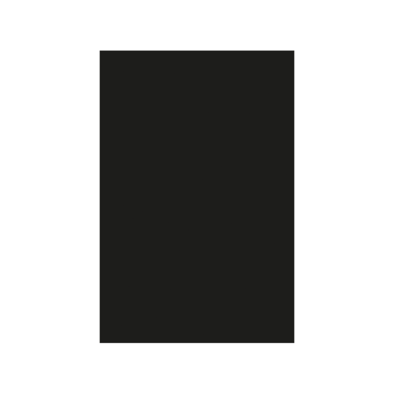Vertikaler, schlichter Wandschutz – Farbe Schwarz – Höhe 100 cm Vertikaler, schlichter Wandschutz – Farbe Schwarz – Höhe 100 cm