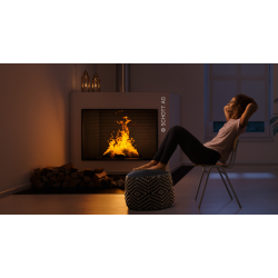 Verre intelligent à effet Clair-obscur NightFlame® - Forme Rectangulaire 4mm