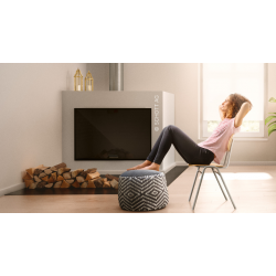 Intelligent glass with Light-dark effect NigthFlame® - Rectangular shape 4mm