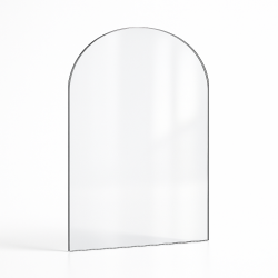 Vitre Panadero LUIS - Verre Rectangle Cintré pour poêle à...