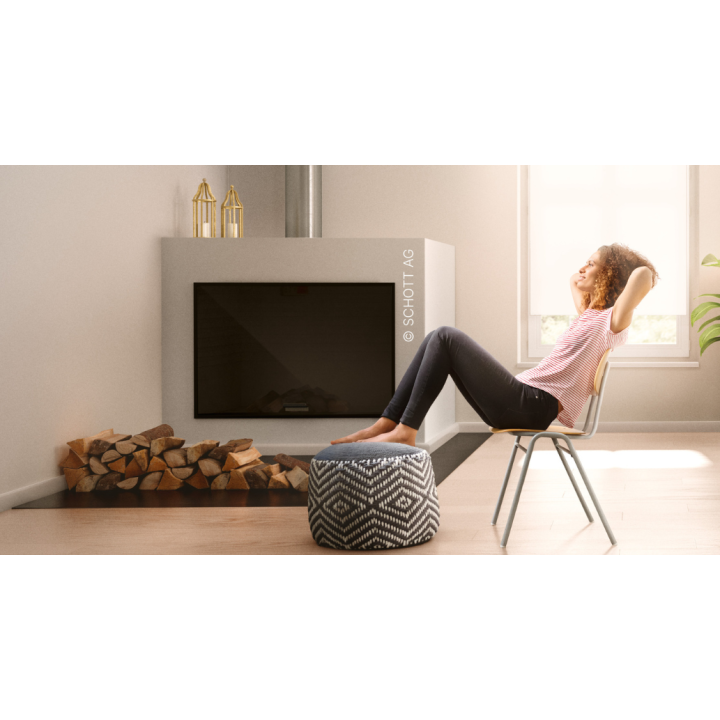 Cristal Techfire STROMBOLI - Vidrio inteligente con efecto Claro-oscuro