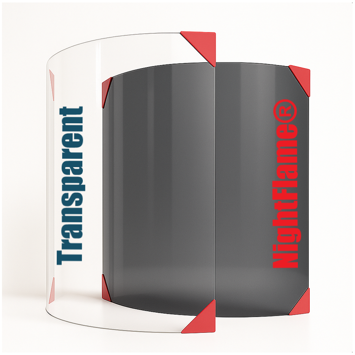 Vetro Techfire UNI 4030 - Vetro intelligente con effetto Chiaro-scuro