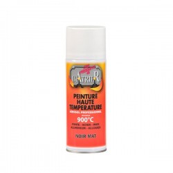 Bombe de Peinture Noir Mat 400ml Dixneuf - Rénovation Poêles et Cheminées