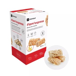 Box Flam'Express Dixneuf - Expositor 60 caixes encenedors llana de fusta