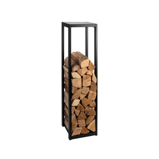 Déclic Dixneuf Log Rack, Frosted Black N3, Assembly Required