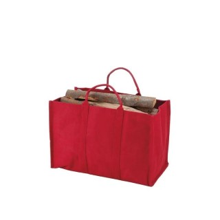 Natureo Red Jute Canvas Bag Dixneuf - Fireplace Accessory