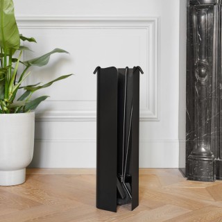 Dixneuf Edge Fireplace Tool Set - 3 accessories frosted black