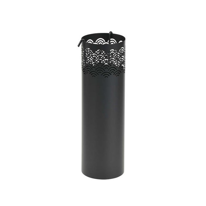 Servetto per camino Dixneuf Jaipur Ø16 - 3 accessori nero satinato
