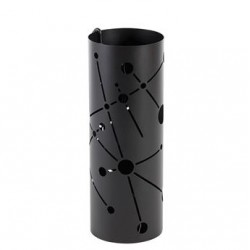 Dixneuf Spektra Frosted Black Fireplace Tool Set, 4 Accessories