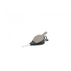 Soufflet Lounge Natur Lackiert Buche Leder Karamell - Dixneuf