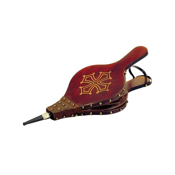 Fuelle Origen Cruz Occitana Dixneuf - Teñido Barnizado Decoración Cruz Occitana