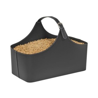 Cesta Alfa Negro Símil Dixneuf - Accesorio de chimenea