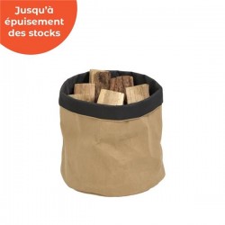Dixneuf Naturkraftpapiersack für Kamin und Holzofen