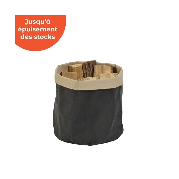 Sac de paper kraft negre Dixneuf per a emmagatzematge de combustible
