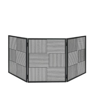 Dixneuf Urbian Black 3-Panel Stove Protection