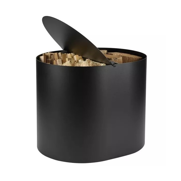 Dixneuf Dúo Leñero y Reserva de Pellets Diplo Negro Esmerilado N3