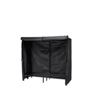 Dixneuf Cover 50 for Modular Outdoor Log Store - Black Polyester