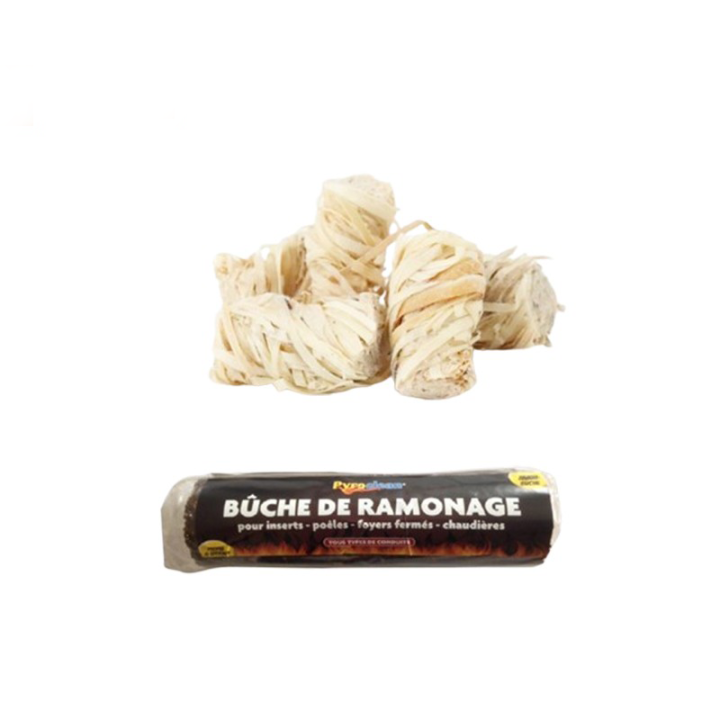 Pack FLAMA Fusta - Encesa de foc + Escura-xemeneies - Capska