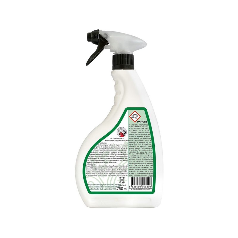 Netejavidres, estufes, barbacoes, planxes - esprai 750 ml - Capska