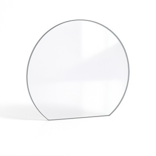 Kaminglas nach Maß 5 mm mit Rundbogen für Kaminofen oder Holzofen - Capska