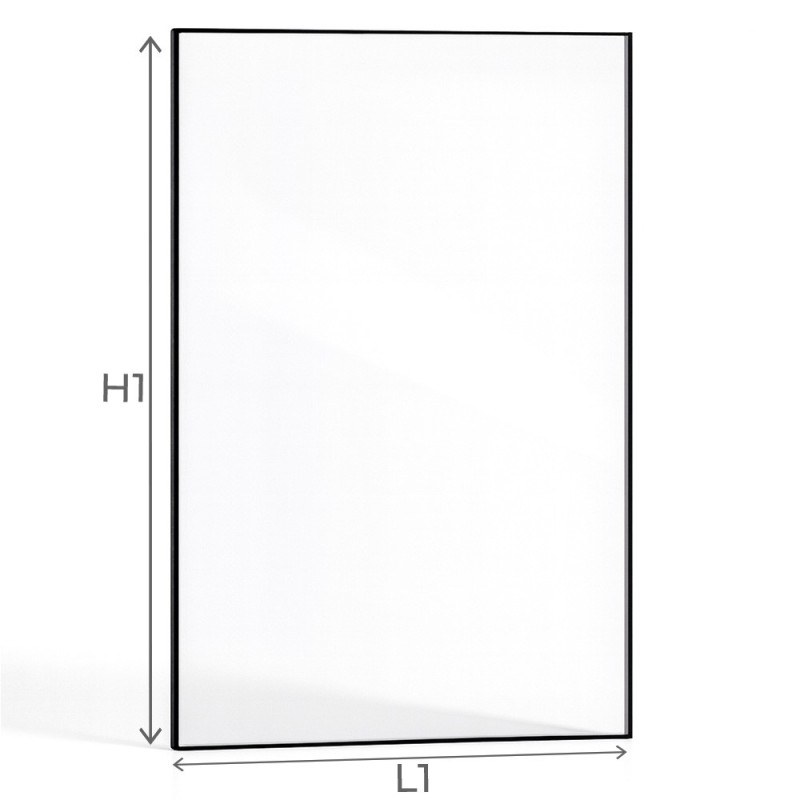 Rectangular Glass Replacement for Wood Stove - Capska