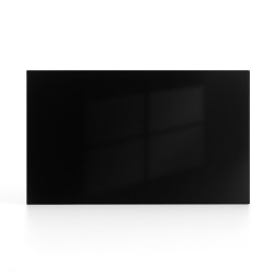 Black ceramic glass for kitchen