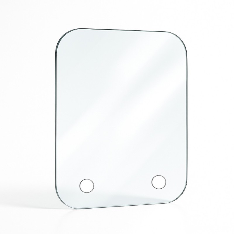 Custom Cut Glass with 4 Rounded Corners - Capska