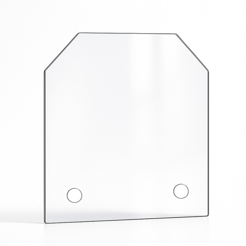 Durchbohrtes Kaminglas 2 Ecken - Capska